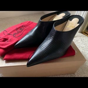 Christian Louboutin Quart 80 mules, sz 40